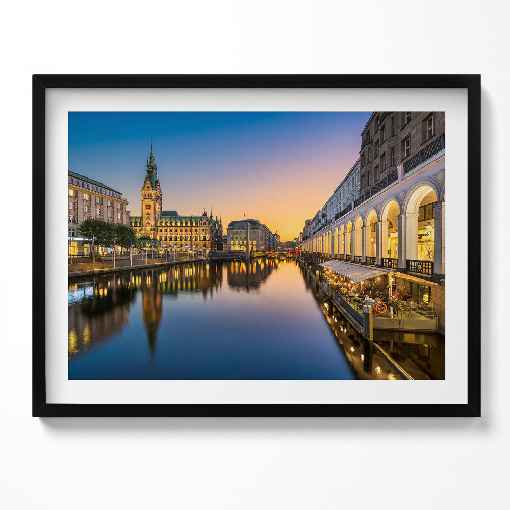 Obraz z ramką Ratusz w Hamburgu Niemcy