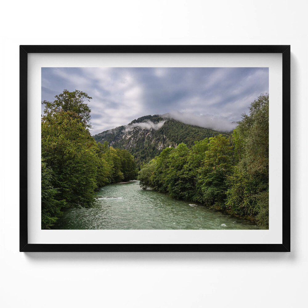 Obraz z ramką Krajobraz gór Niemcy