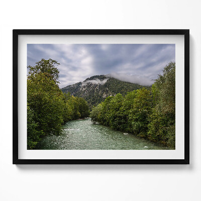 Obraz z ramką Krajobraz gór Niemcy