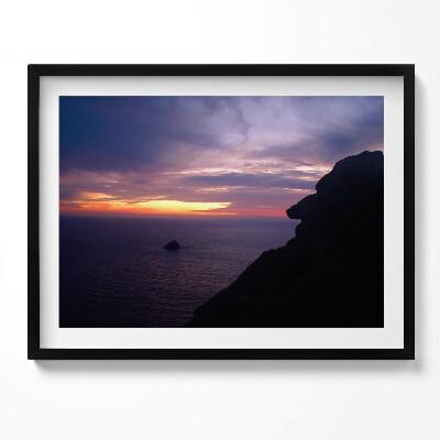 Obraz z ramką Kamienna głowa