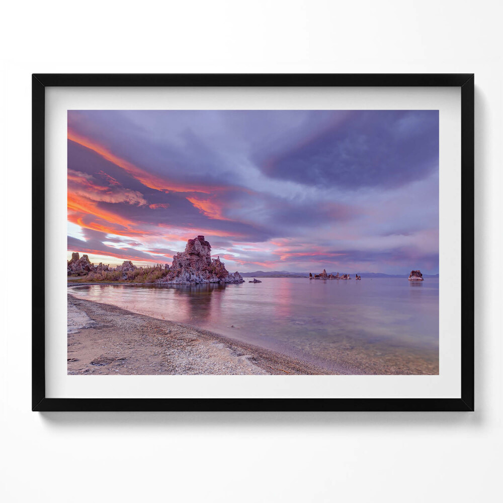 Obraz z ramką Wschód słońca Mono Lake Kalifornia