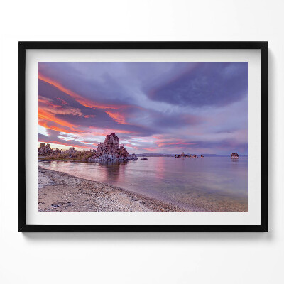 Obraz z ramką Wschód słońca Mono Lake Kalifornia