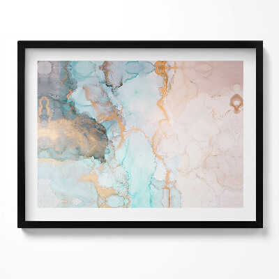 Obraz z ramką Abstrakcja marmur