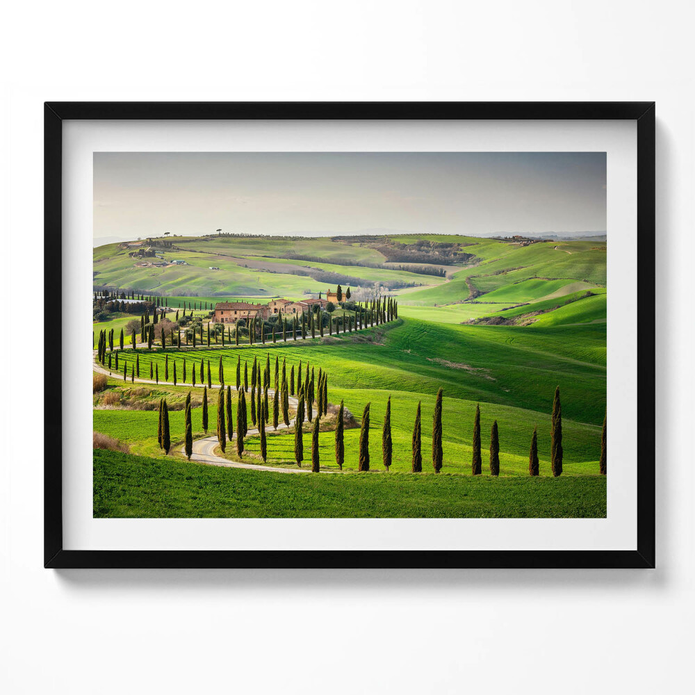 Obraz z ramką Pejzaż włoski klimat