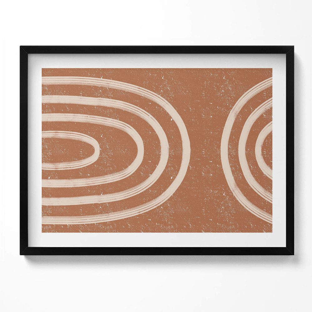 Obraz z ramką Sztyka minimalistyczna w stylu boho