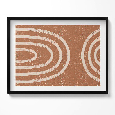 Obraz z ramką Sztyka minimalistyczna w stylu boho