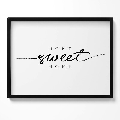 Obraz z ramką Ozdobny napis do mieszkania 