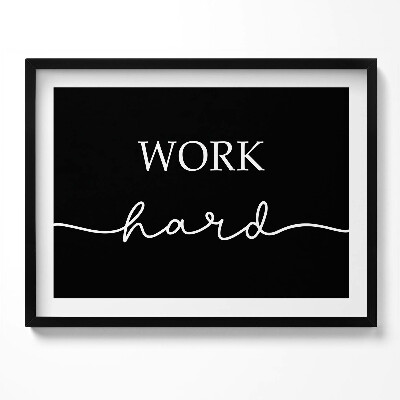 Obraz z ramką Motywacyjny napis 