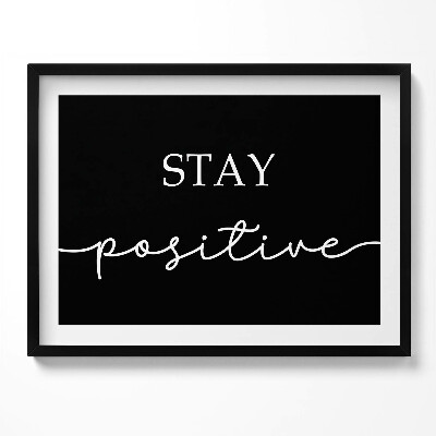 Obraz z ramką Motywacyjny napis 