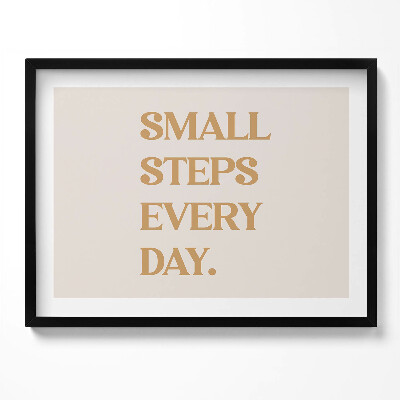 Obraz z ramką Motywacyjny napis 