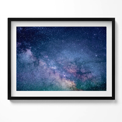 Obraz z ramką Gwieździsty kosmos