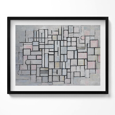 Obraz z ramką Sztuka nowoczesna - szkic geomeryczny