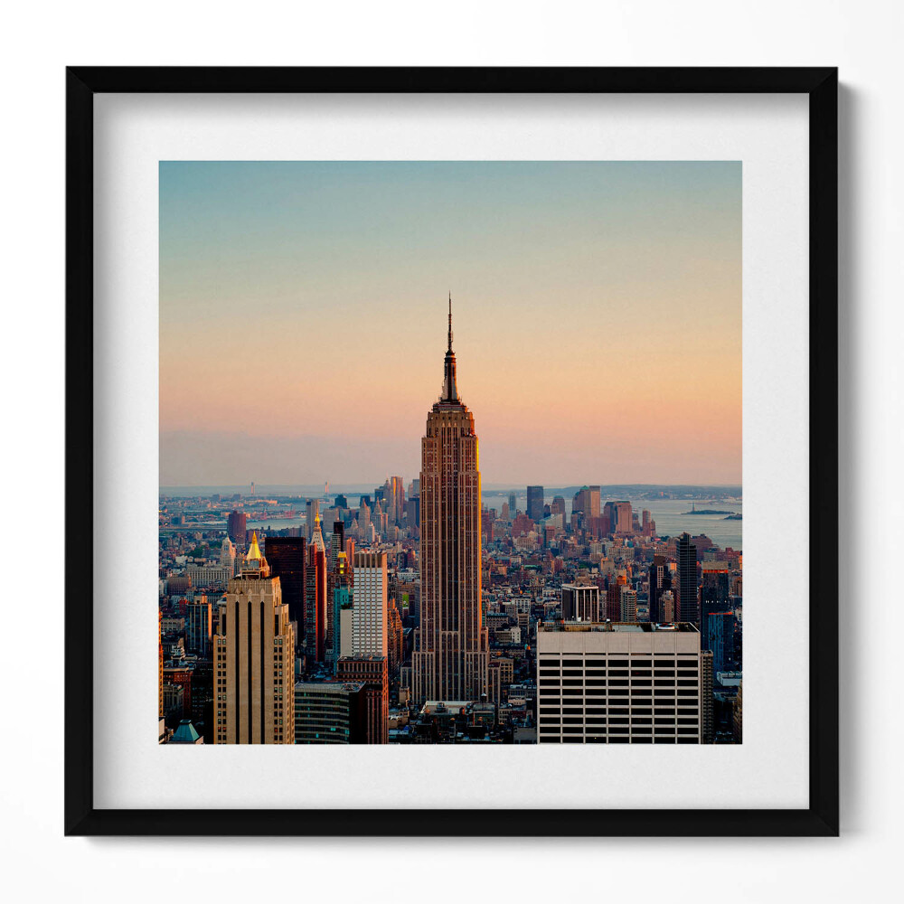 Obraz w drewnianej ramce Panorama Nowego Yorku