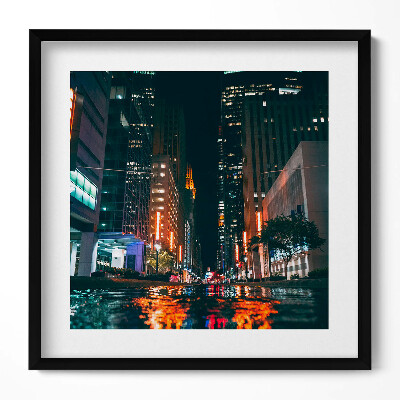 Obraz w drewnianej ramce Hotel Hilton w Houston