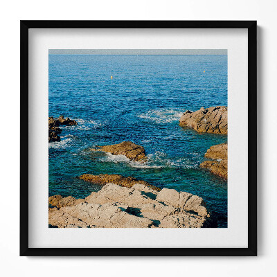 Obraz w drewnianej ramce Wybrzeże Costa Brava