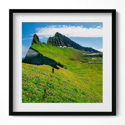 Obraz w drewnianej ramce Rezerwat Hornstrandir Islandia