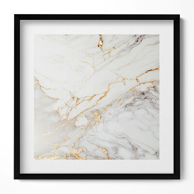 Obraz w drewnianej ramce Marmur ozdobny