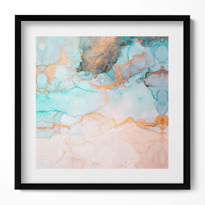 Obraz w drewnianej ramce Abstrakcyjny obraz