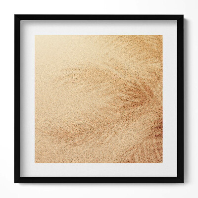 Obraz w drewnianej ramce Plaża piasek wakacje