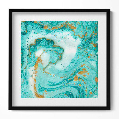 Obraz w drewnianej ramce Dekoracyjna tekstura marmuru