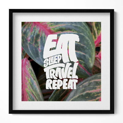 Obraz w drewnianej ramce Inspirujący napis 