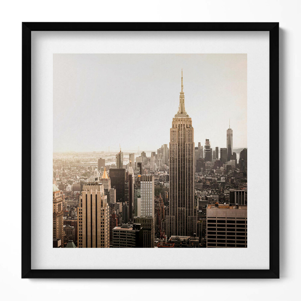 Obraz w drewnianej ramce Architektura Nowego Jorku