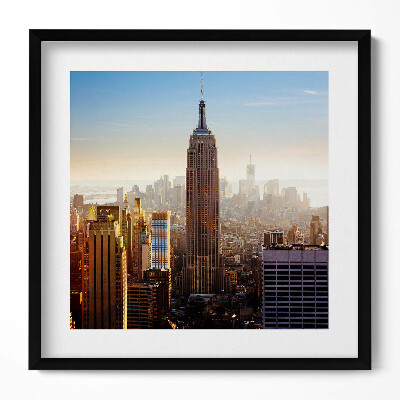 Obraz w drewnianej ramce Wieżowce nowego Jorku USA