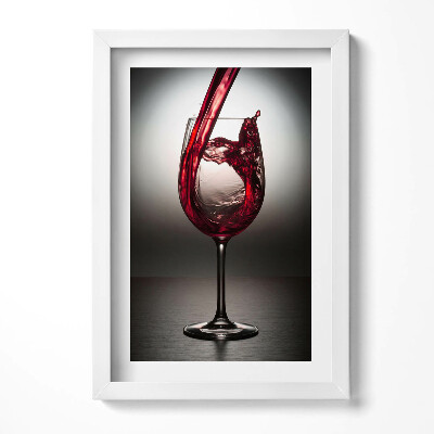 Obraz w ramie Lampka wina