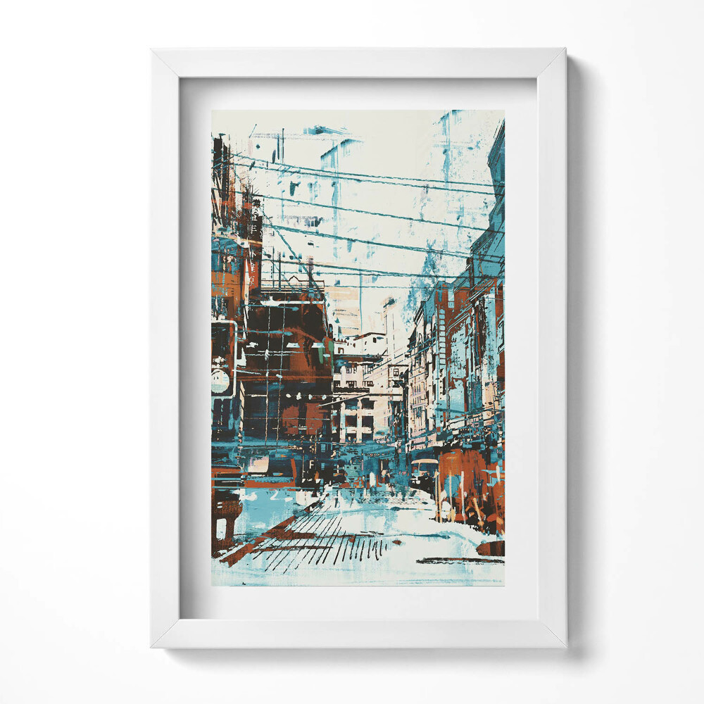 Obraz w ramie Sztuka uliczna