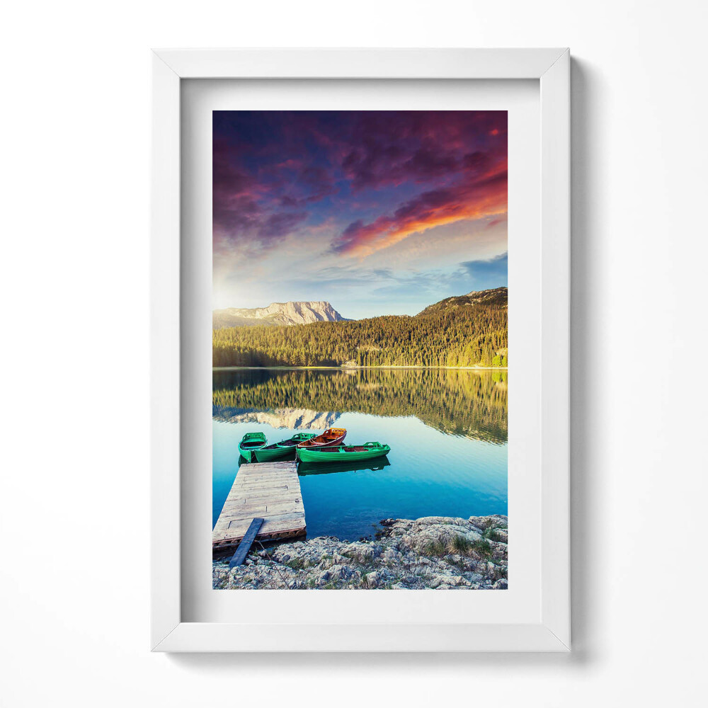 Obraz w ramie Krajobraz rzeki