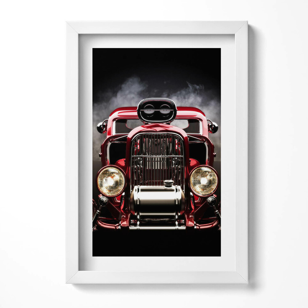 Obraz w ramie Stary zabytkowy samochód
