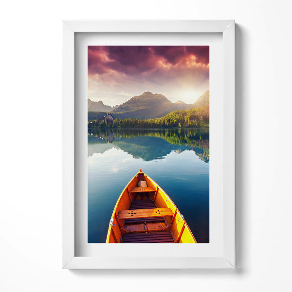 Obraz w ramie Park Narodowy Szczyrbskie Pleso Słowacja