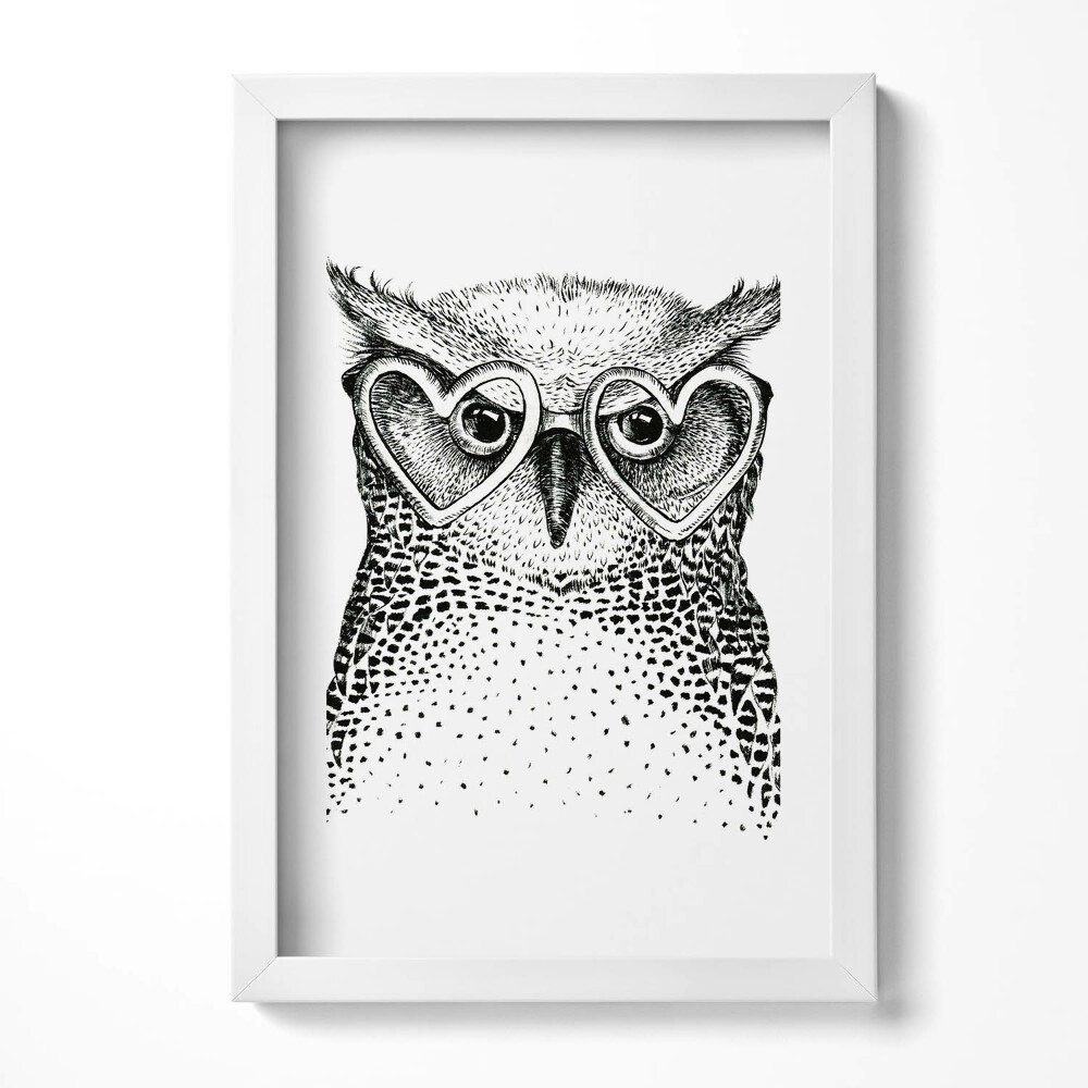 Obraz w ramie Ręcznie rysowane ilustracje