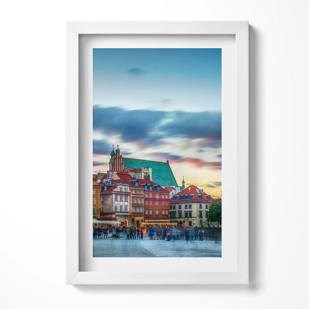 Obraz w ramie Zamek Stare Miasto w Warszawie