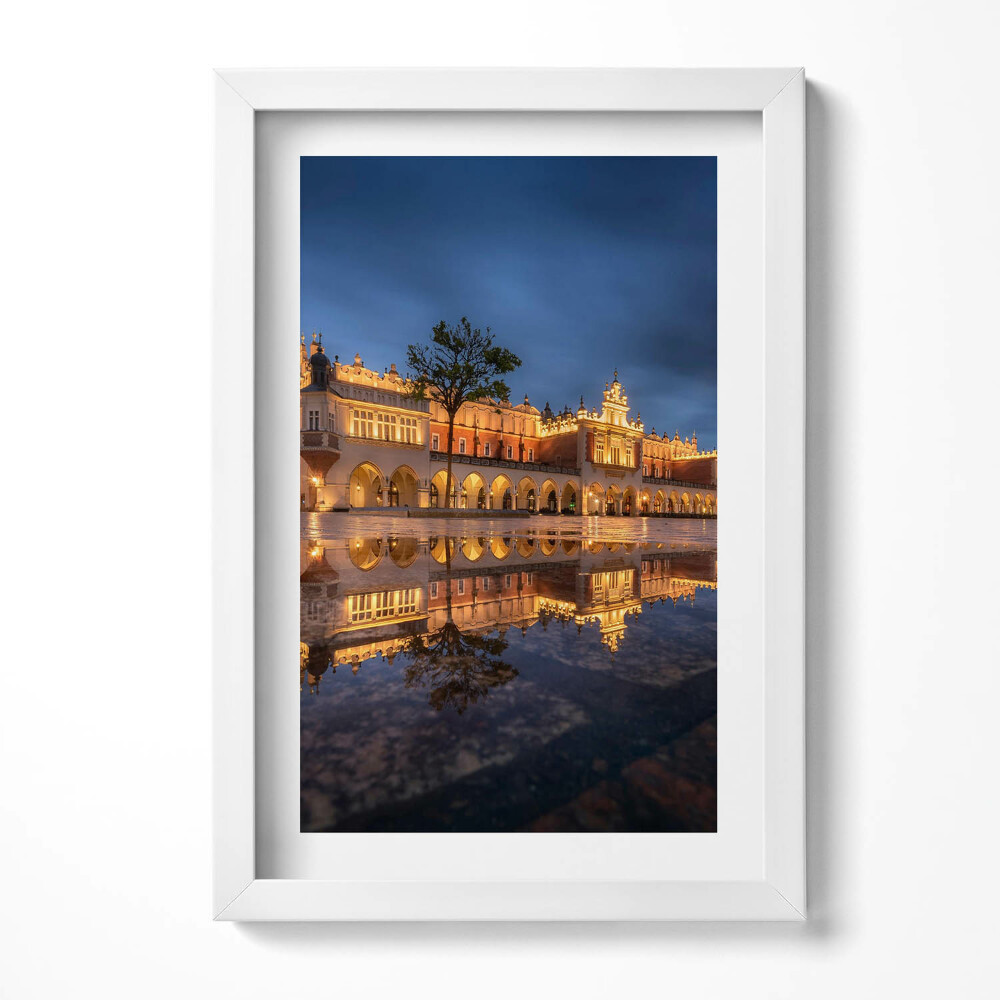 Obraz w ramie Kraków Rynek Sukiennice