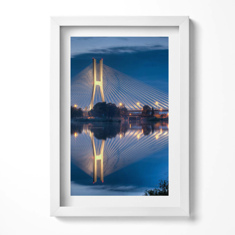 Obraz w ramie Most Rędziński Wrocław