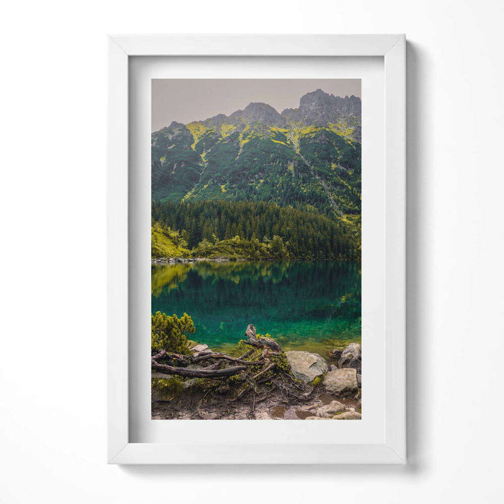 Obraz w ramie Morskie Oko w Tatrach
