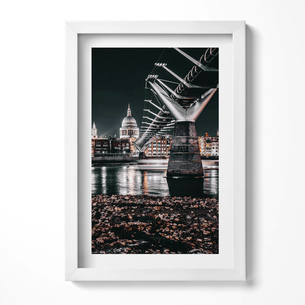 Obraz w ramie Katedra Św. Pawła w Londynie