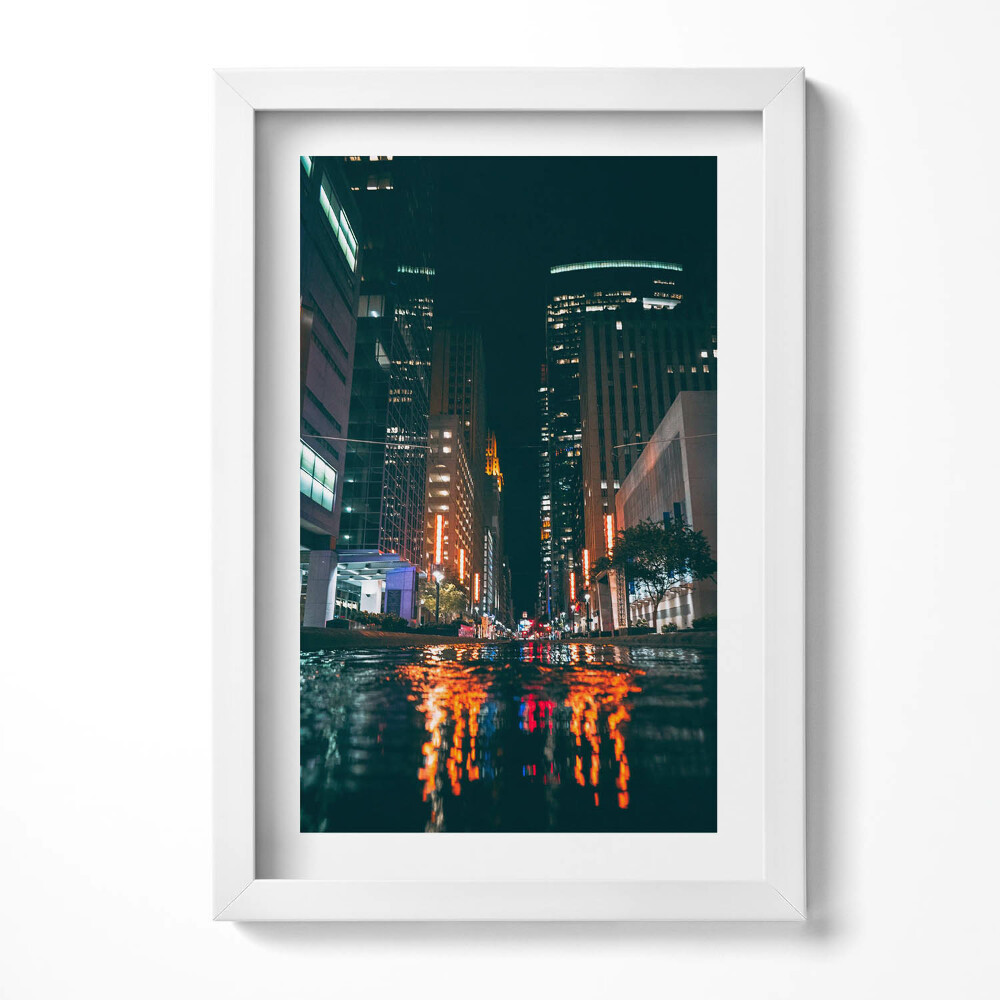 Obraz w ramie Hotel Hilton w Houston