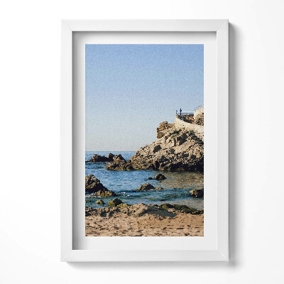 Obraz w ramie Plaża na Costa Brava