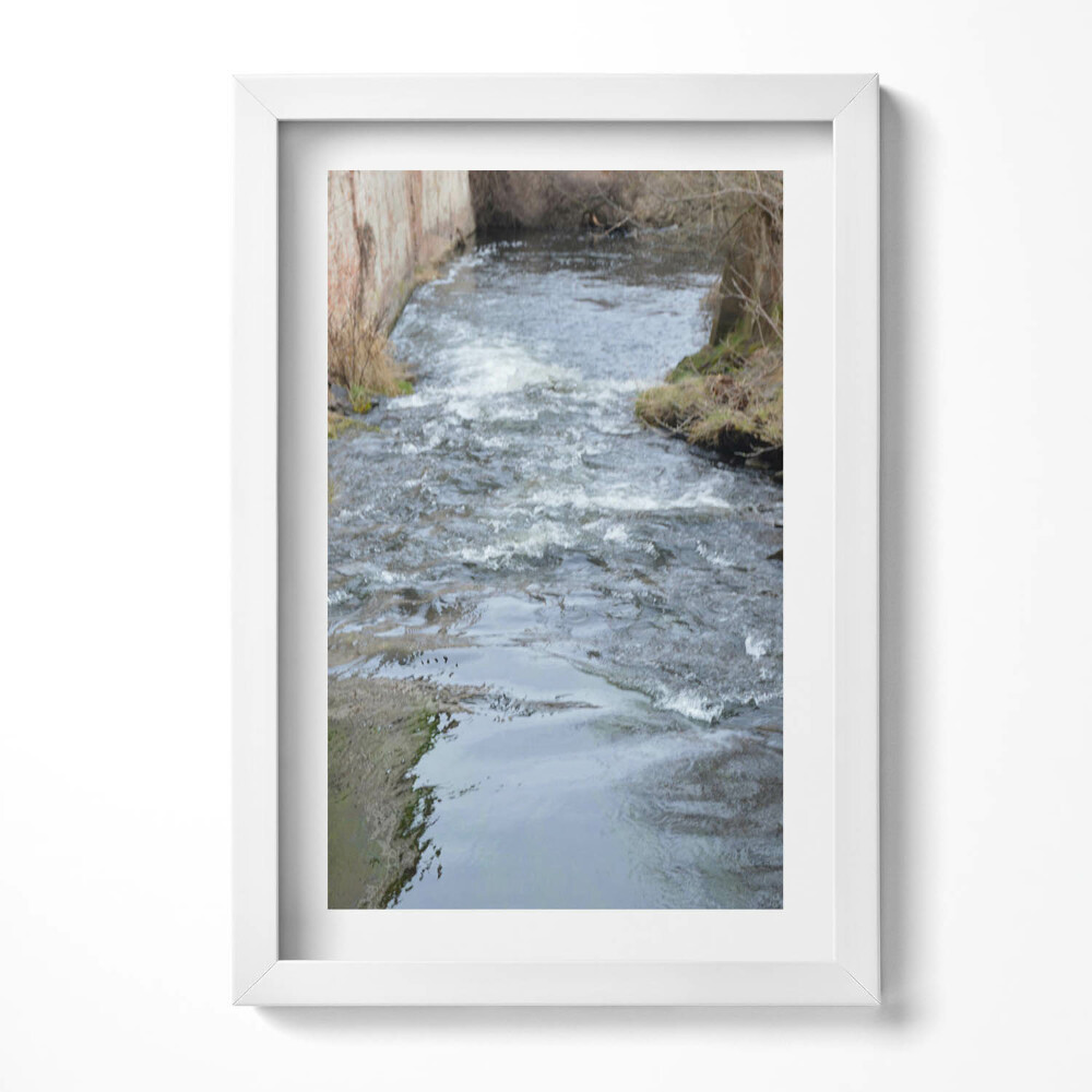 Obraz w ramie Tasovice rzeka Dyja Morawy