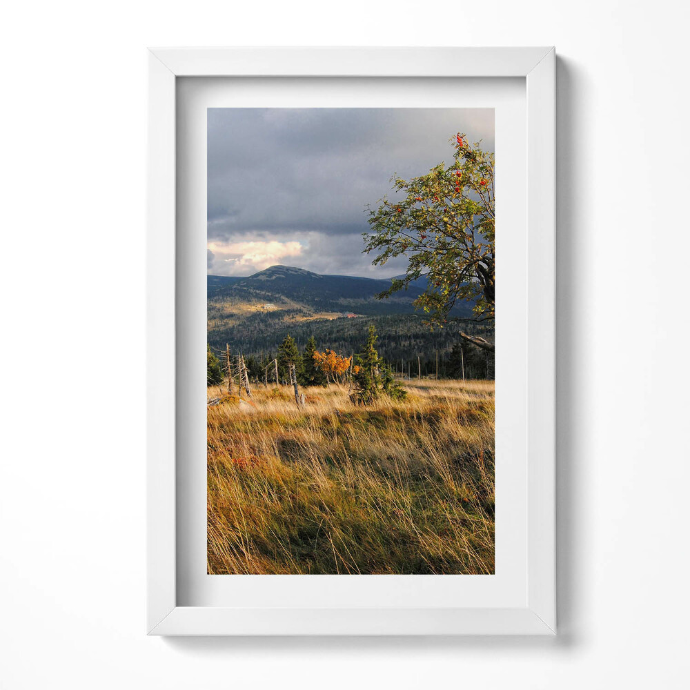 Obraz w ramie Karkonosze jesienią