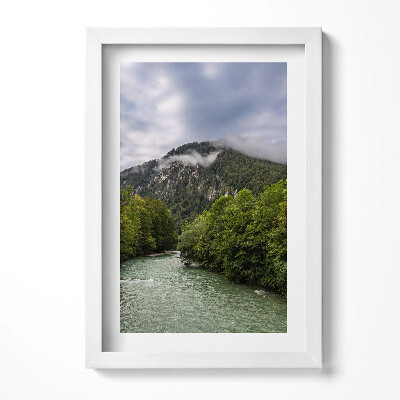 Obraz w ramie Krajobraz gór Niemcy