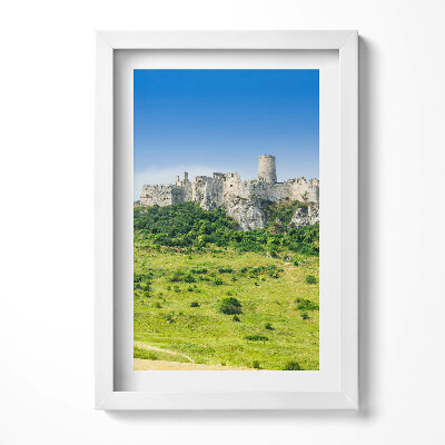 Obraz w ramie Zamek Spiski na Słowacji