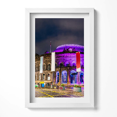 Obraz w ramie Leeds Corn Exchange w Anglii