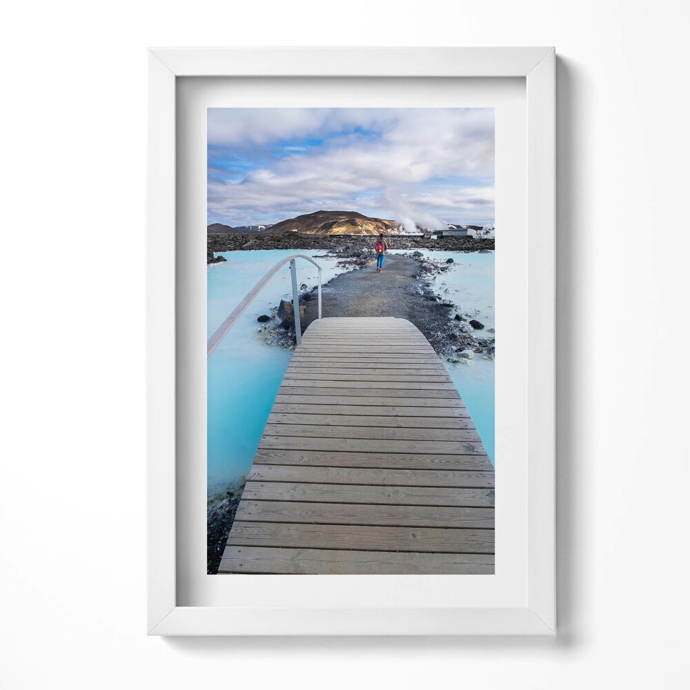 Obraz w ramie Atrakcja na Islandii
