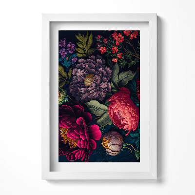 Obraz w ramie Piękne kwiaty