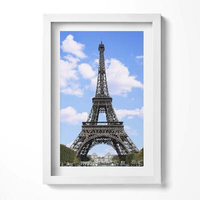 Obraz w ramie Wieża Eiffla w Paryżu Francja