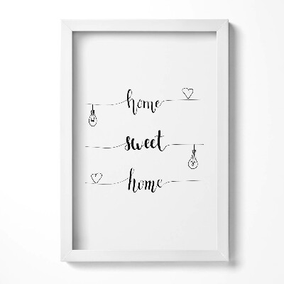 Obraz w ramie Napis do mieszkania