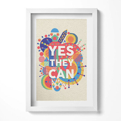 Obraz w ramie Napis motywacyjny 